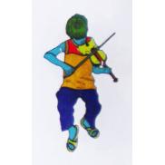 People, Boy with Violin