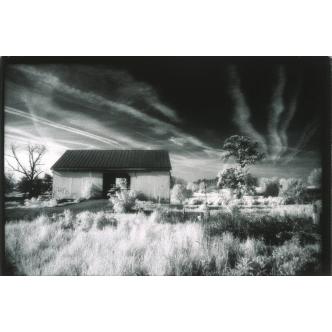 Old Barn, Striped Sky