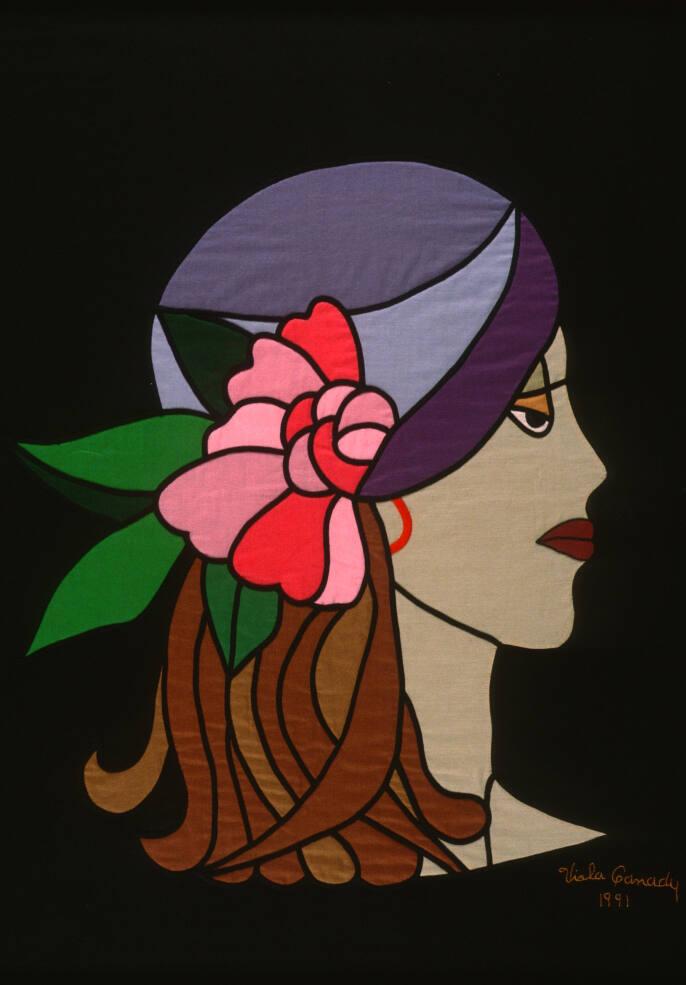 Untitled (lady with flower)